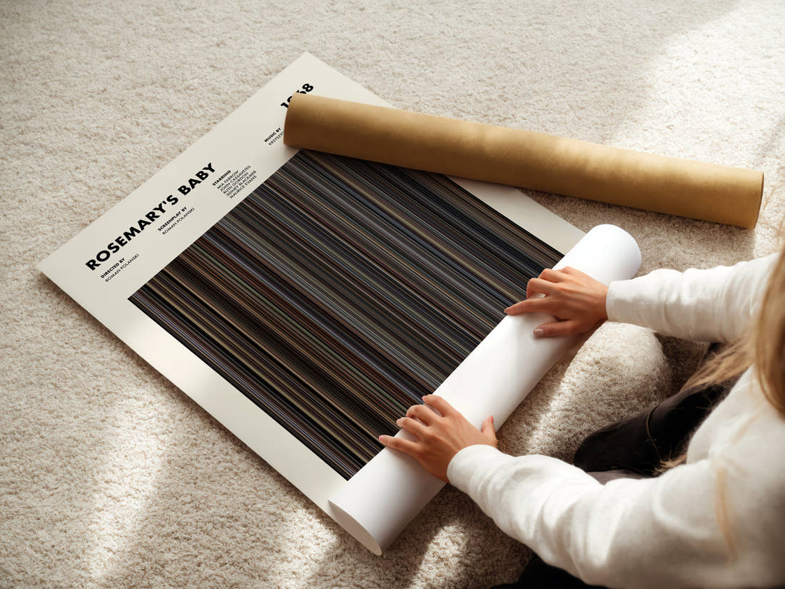 Rosemary's Baby Movie Barcode Poster