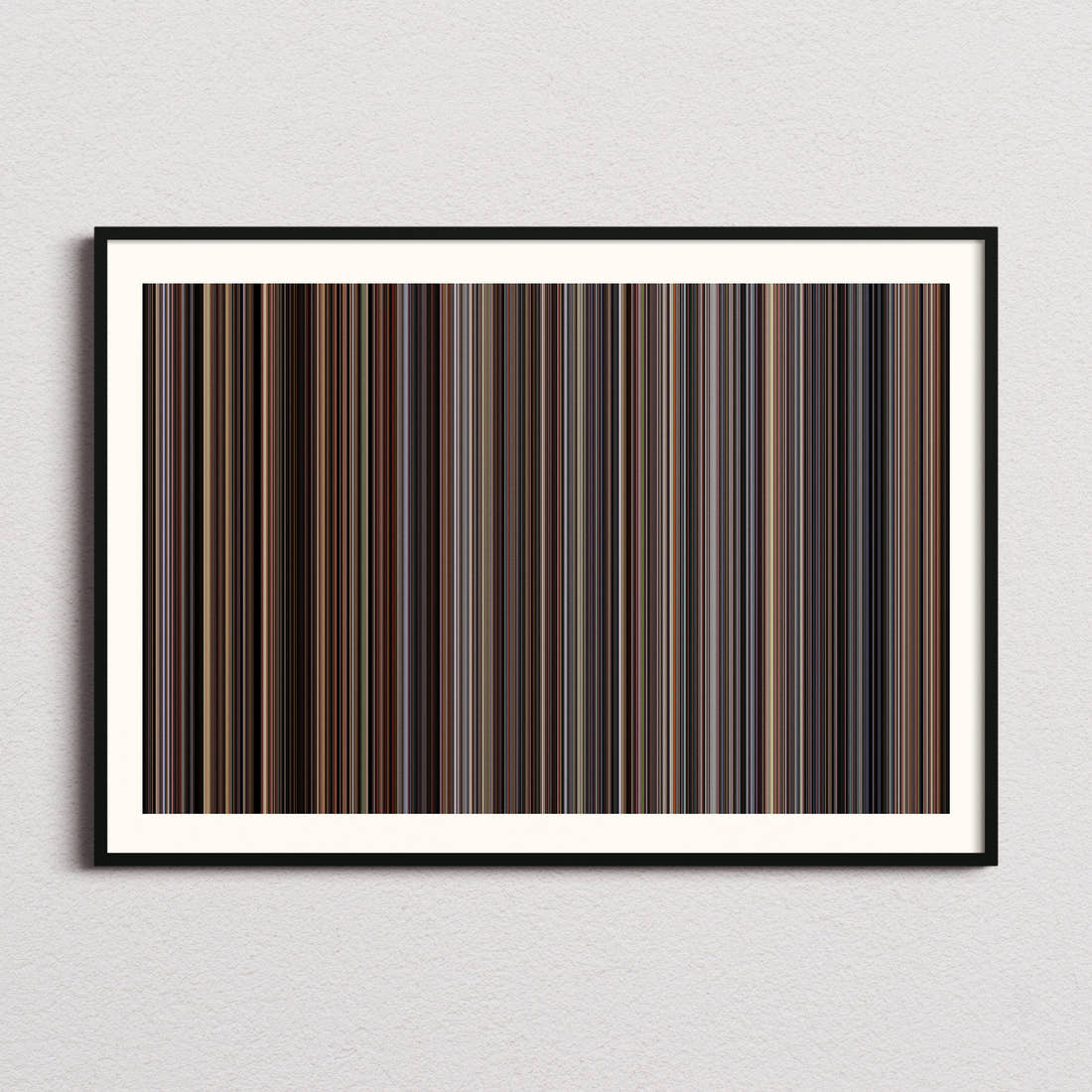 Rosemary's Baby Movie Barcode Poster - Barcode Only