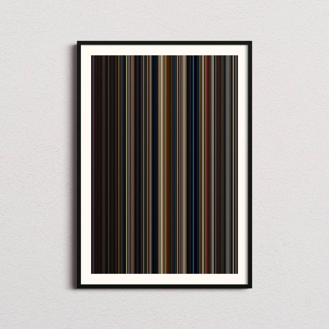 Saltburn Movie Barcode Poster - Barcode Only