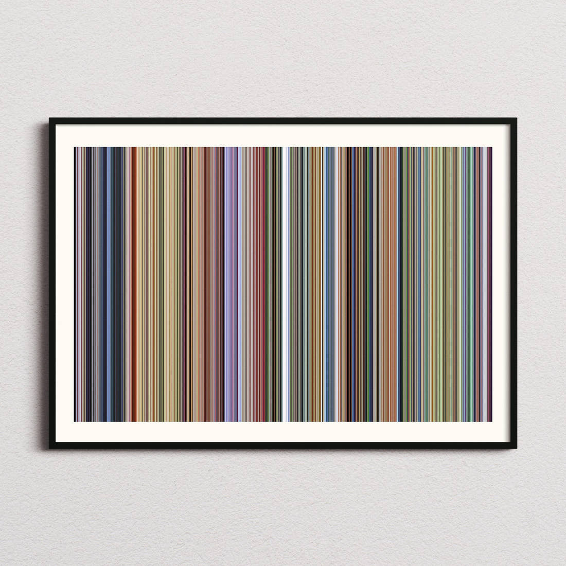 Samurai Cop Movie Barcode Poster - Barcode Only