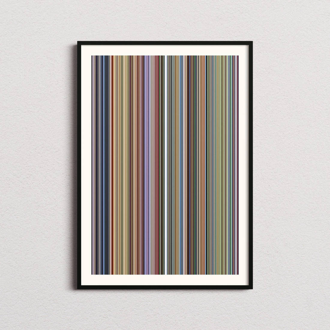 Samurai Cop Movie Barcode Poster - Barcode Only
