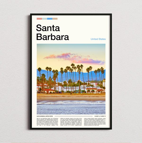 Santa Barbara - Travel Print