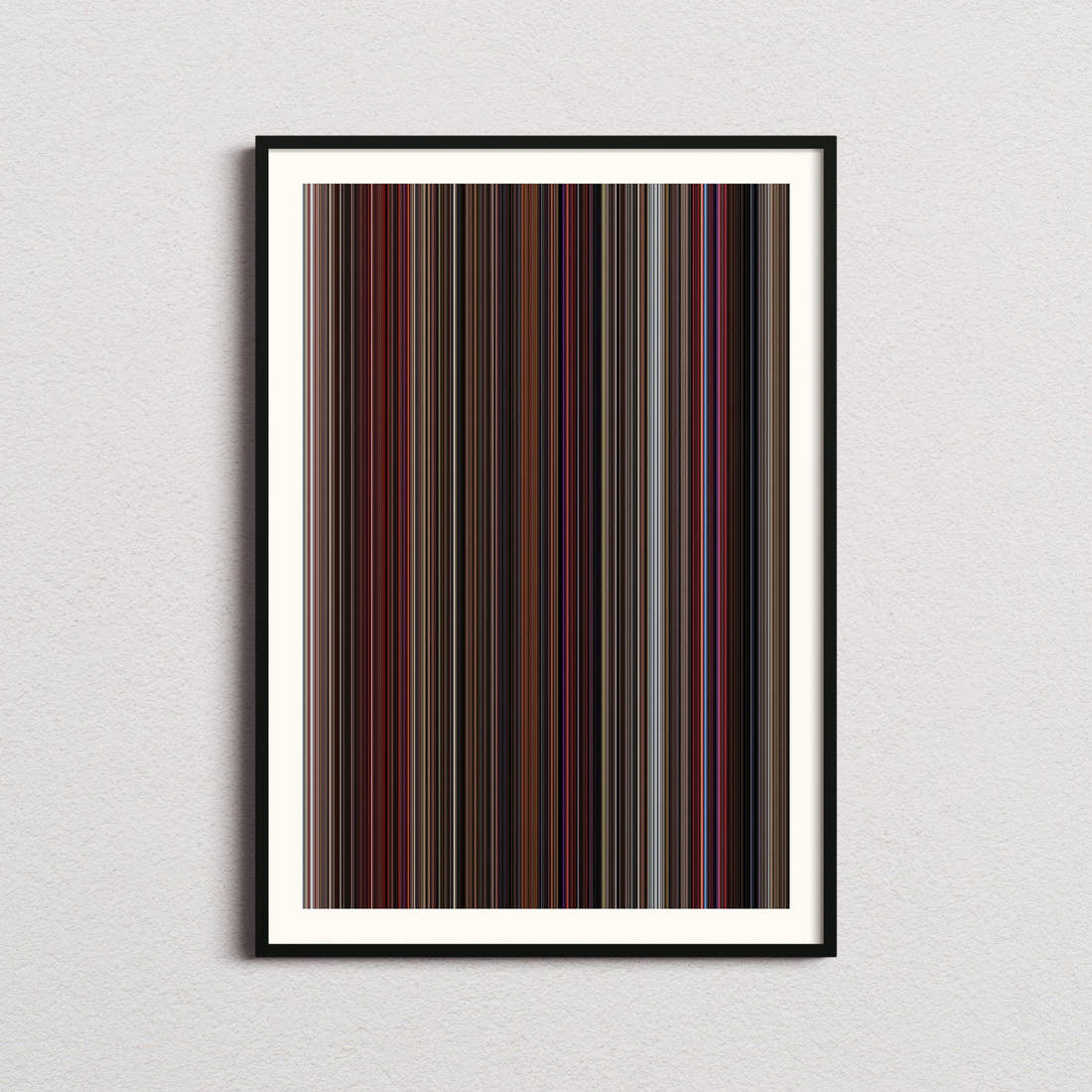 Saturday Night Fever Movie Barcode Poster - Barcode Only