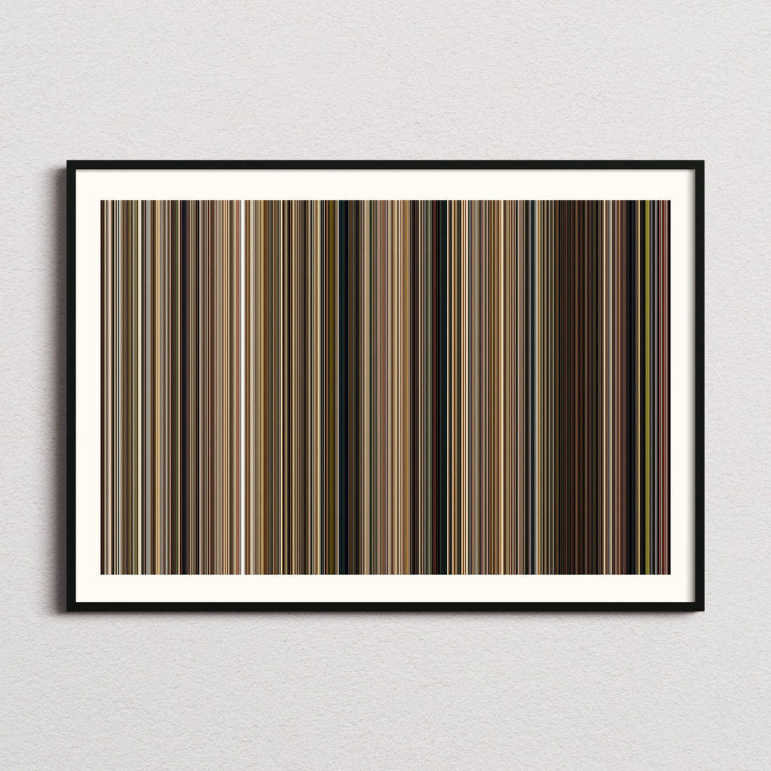 Saving Mr. Banks Movie Barcode Poster - Barcode Only