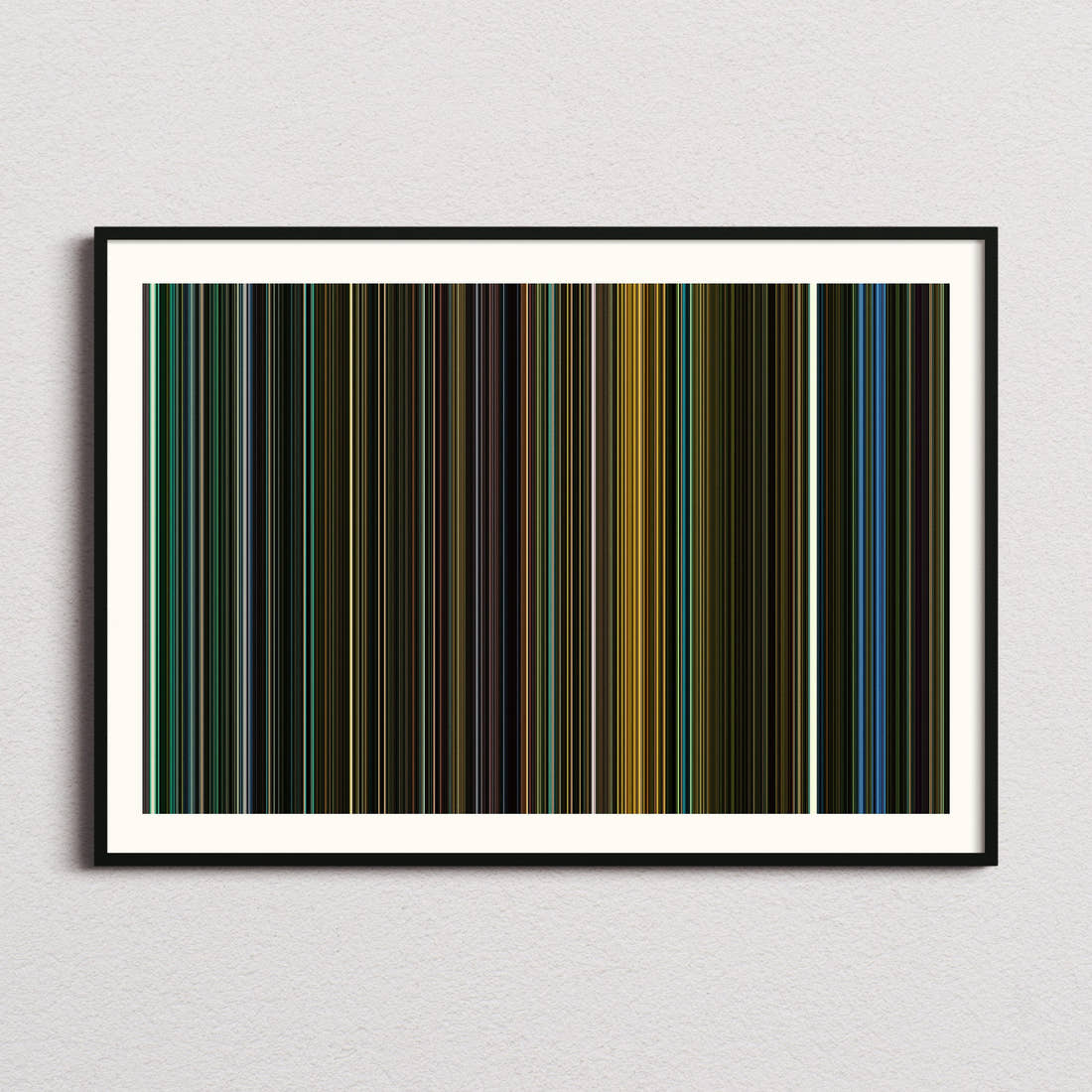 Saw 2 Movie Barcode Poster - Barcode Only
