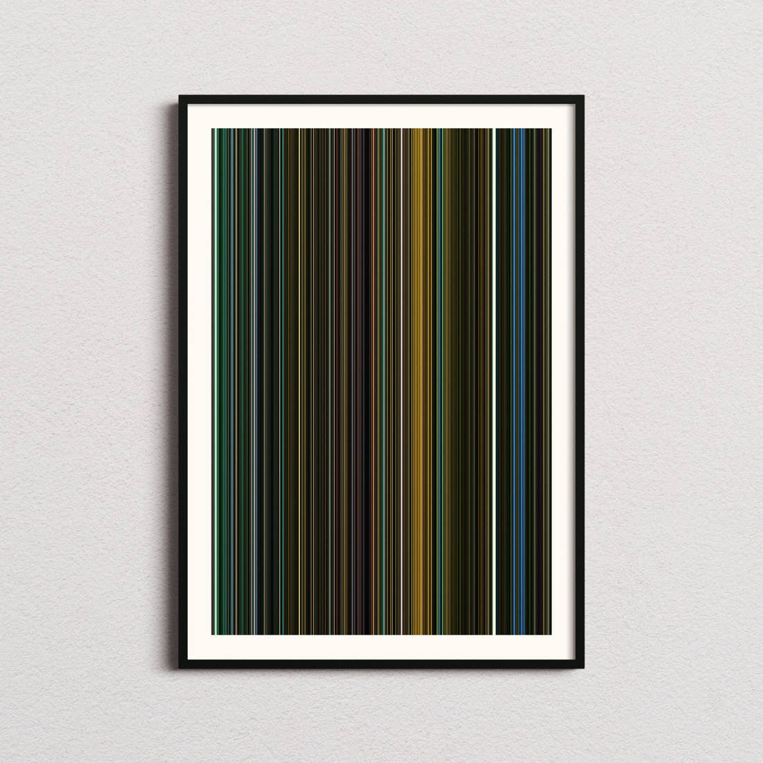 Saw 2 Movie Barcode Poster - Barcode Only