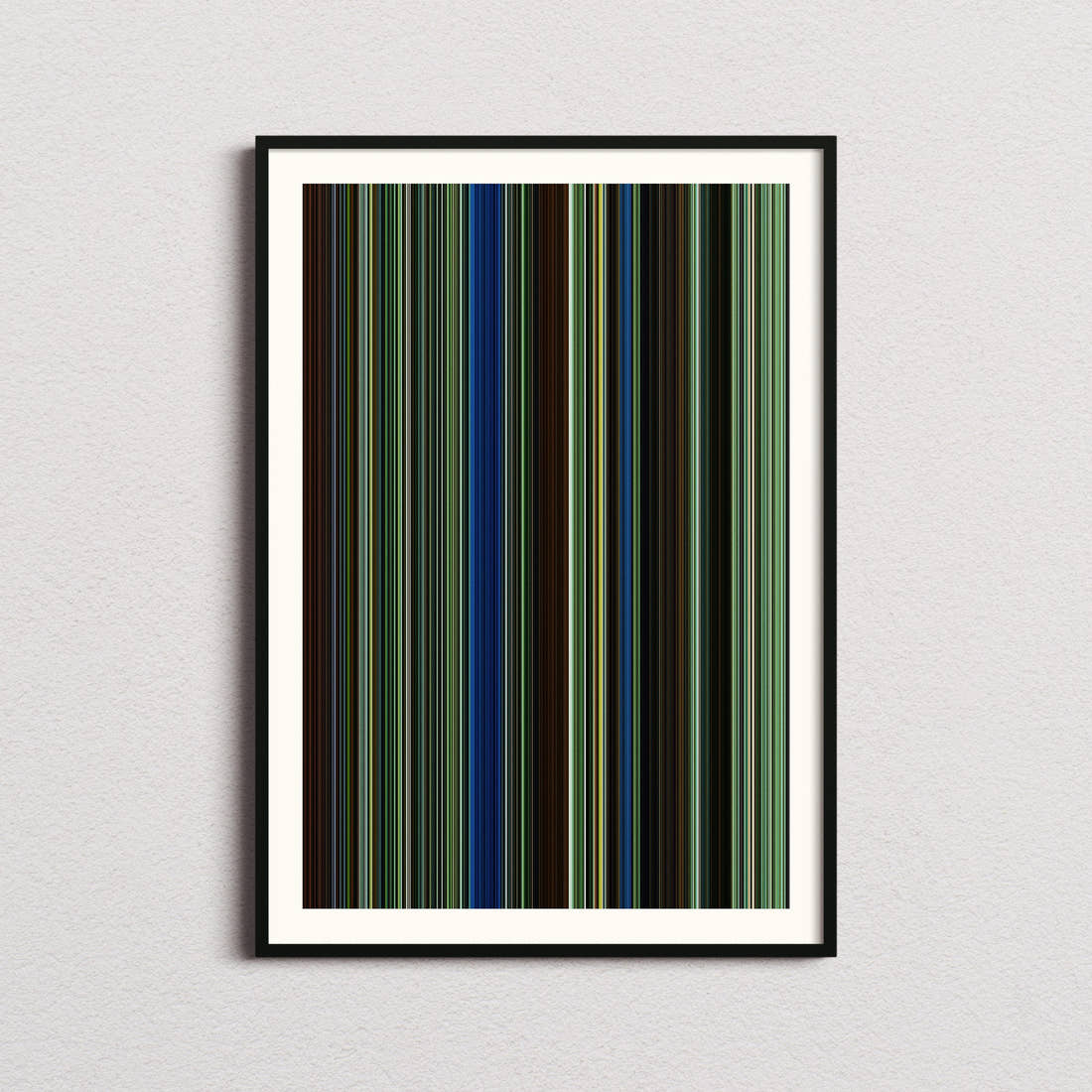 Saw 3 Movie Barcode Poster - Barcode Only