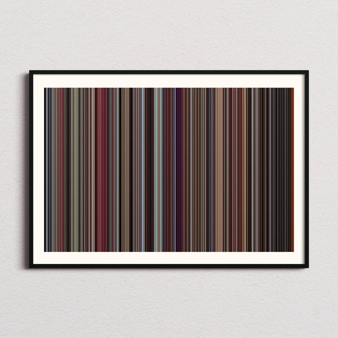Scarface Movie Barcode Poster - Barcode Only