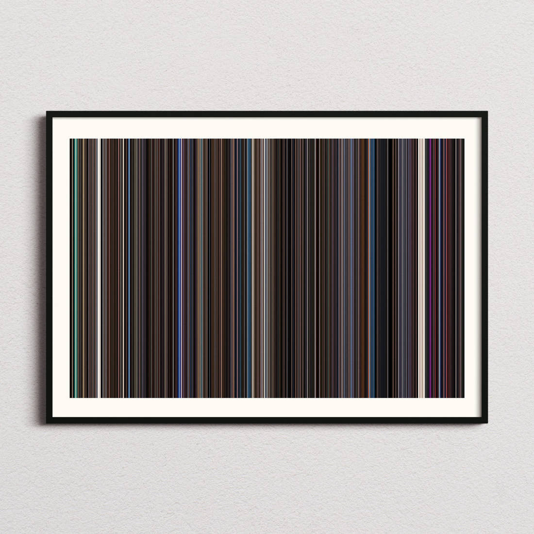 Scott Pilgrim vs. the World Movie Barcode Poster - Barcode Only