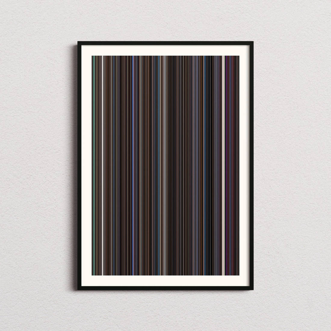 Scott Pilgrim vs. the World Movie Barcode Poster - Barcode Only