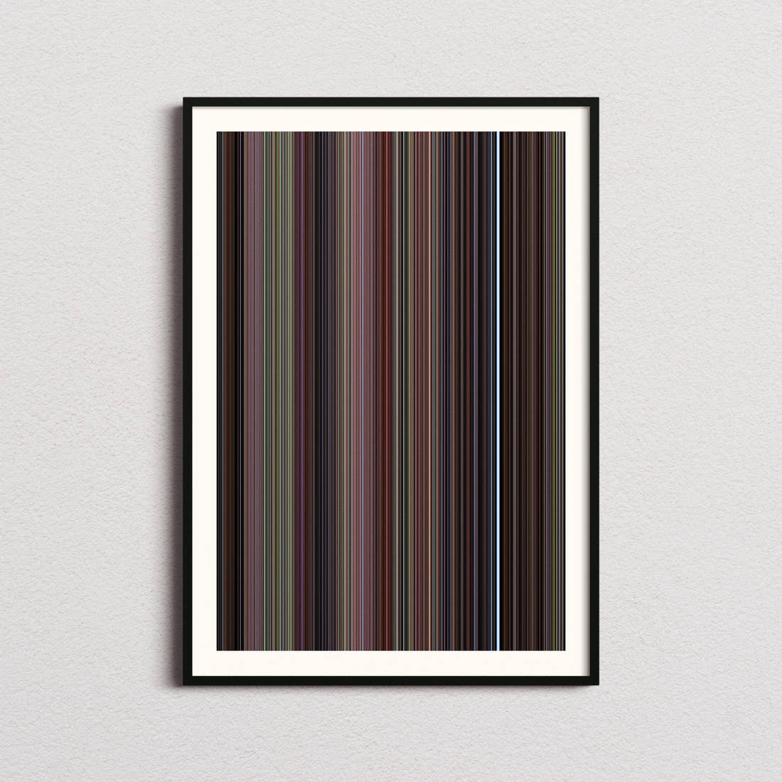 Scream 2 Movie Barcode Poster - Barcode Only