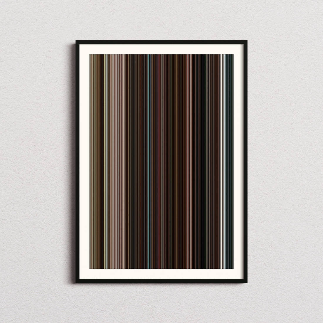 Scream 4 Movie Barcode Poster - Barcode Only