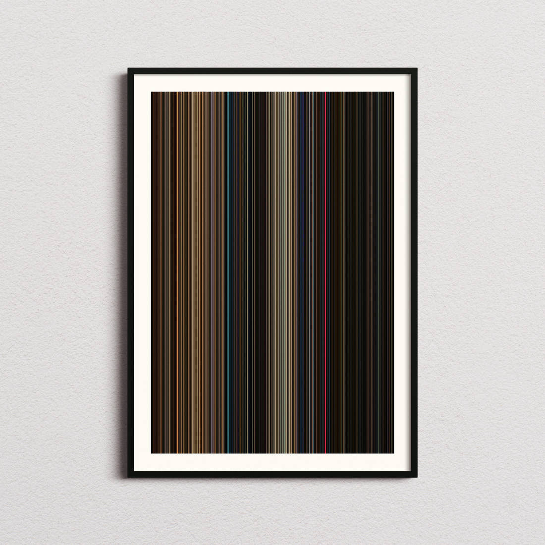 Scream 7 Movie Barcode Poster - Barcode Only