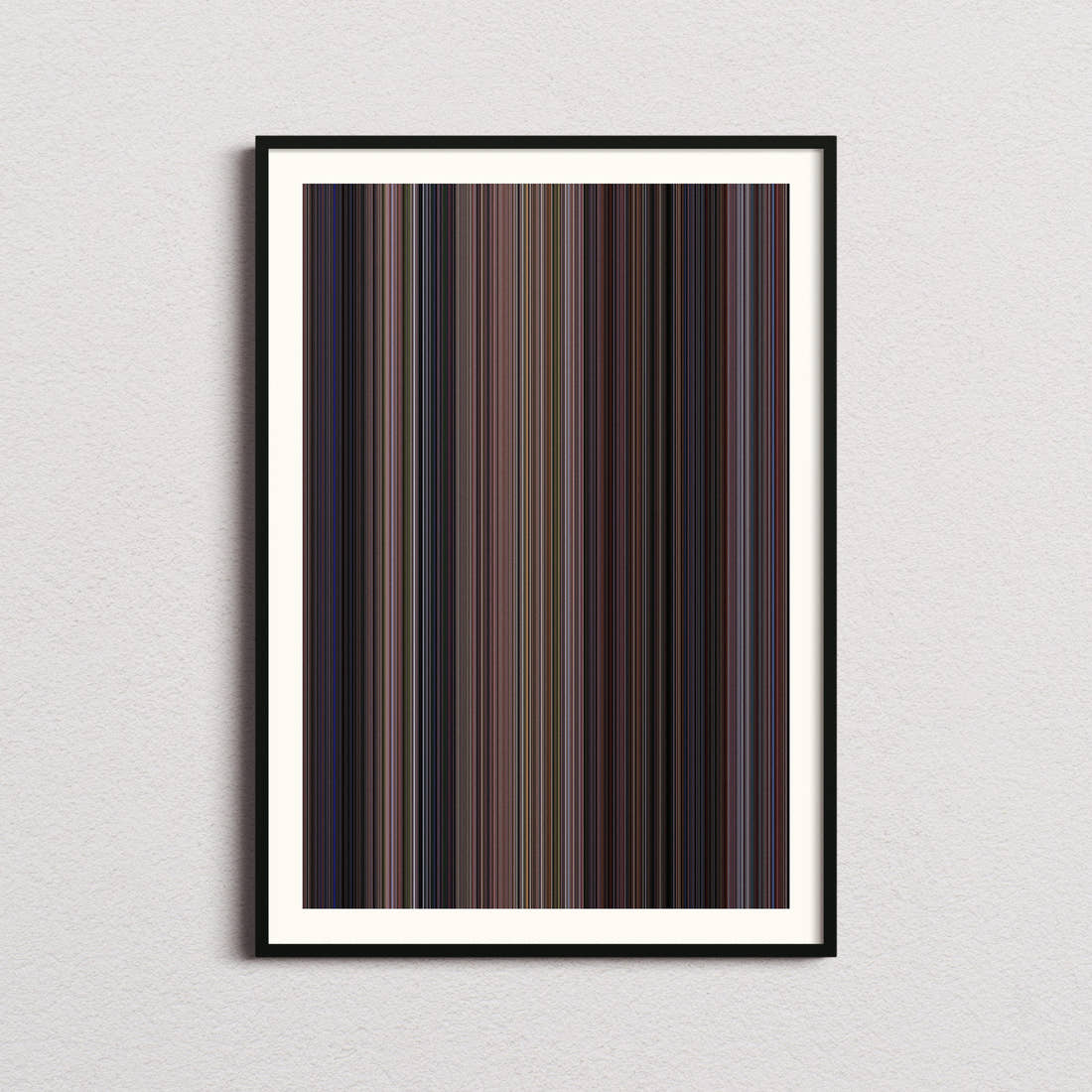 Scream Movie Barcode Poster - Barcode Only