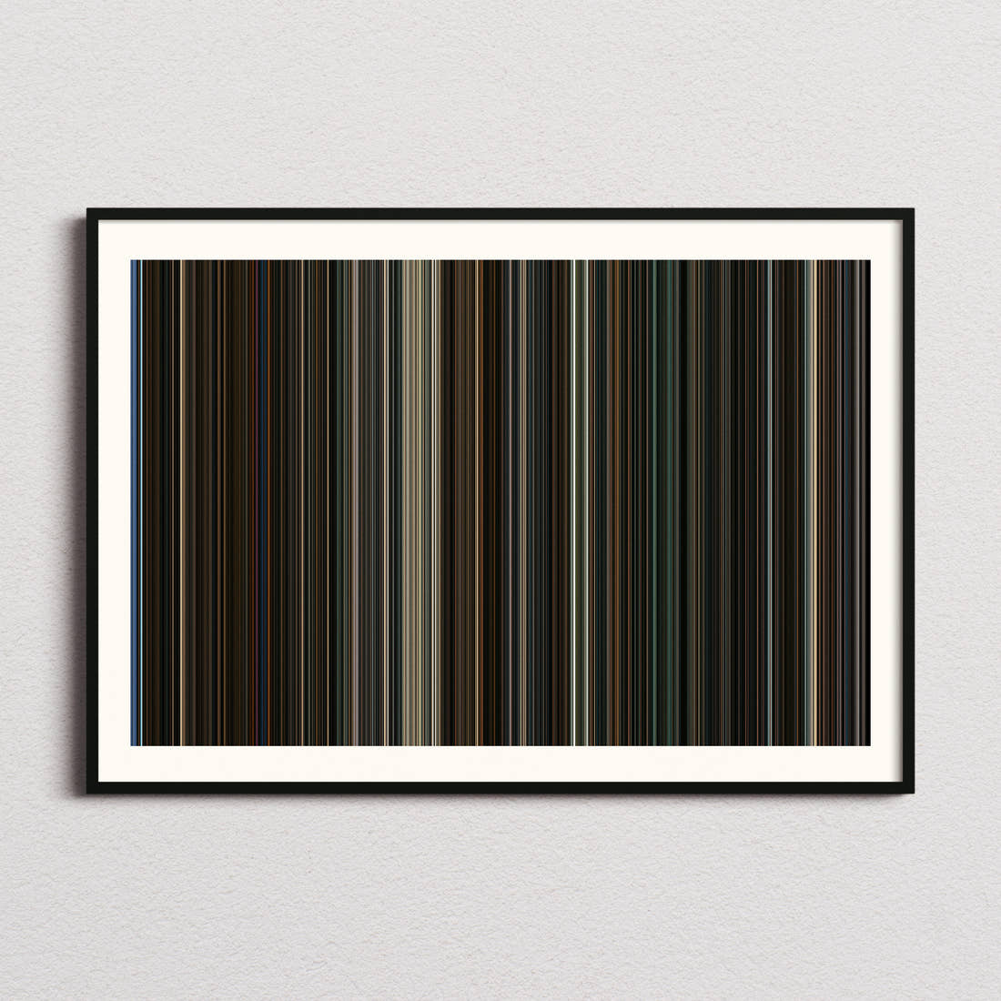 Scream VI Movie Barcode Poster - Barcode Only