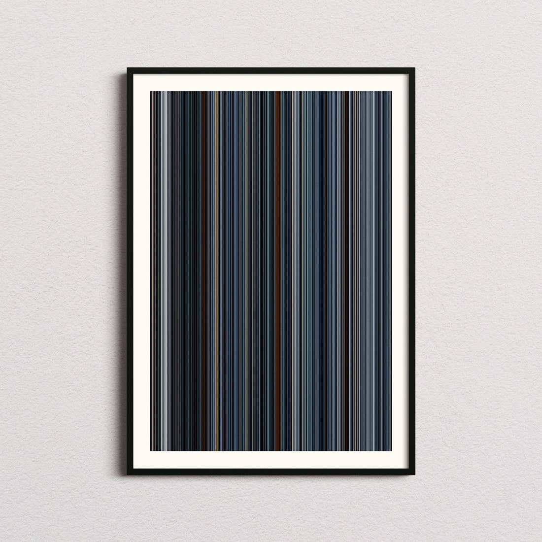 Secret in Their Eyes Movie Barcode Poster - Barcode Only