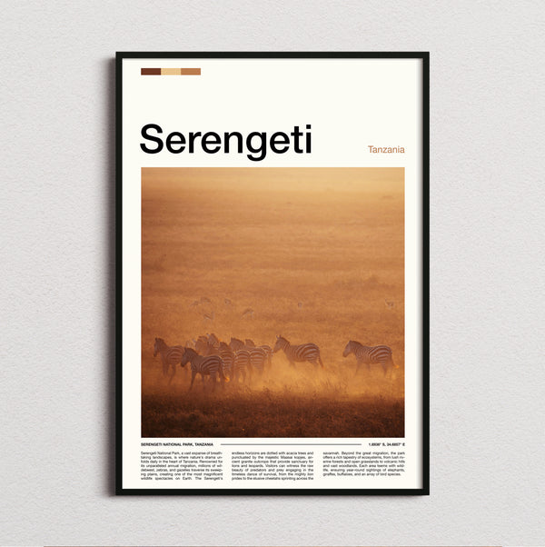 Serengeti - Zebras In Dust - Travel Print