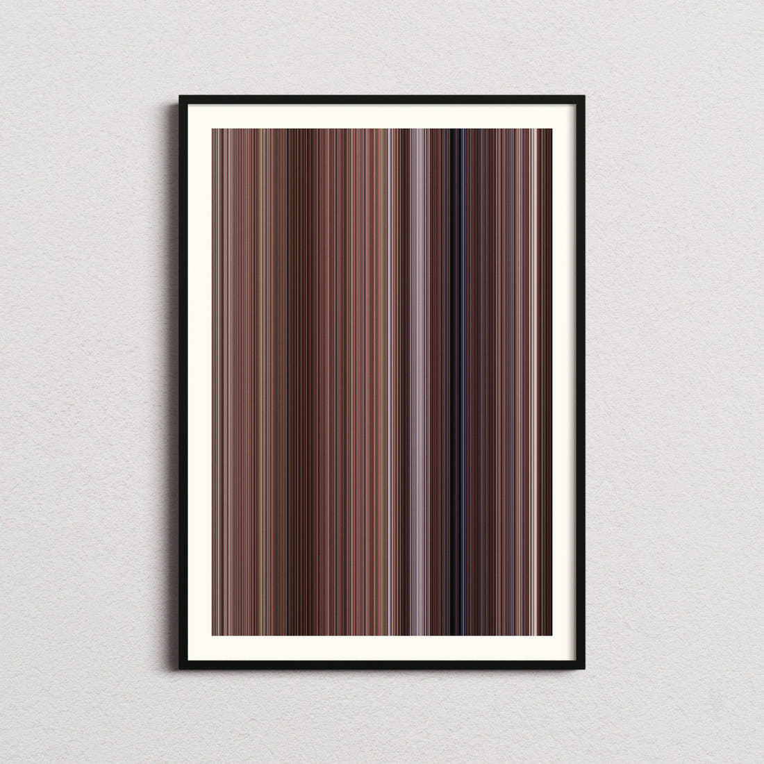 Seven Brides for Seven Brothers Movie Barcode Poster - Barcode Only