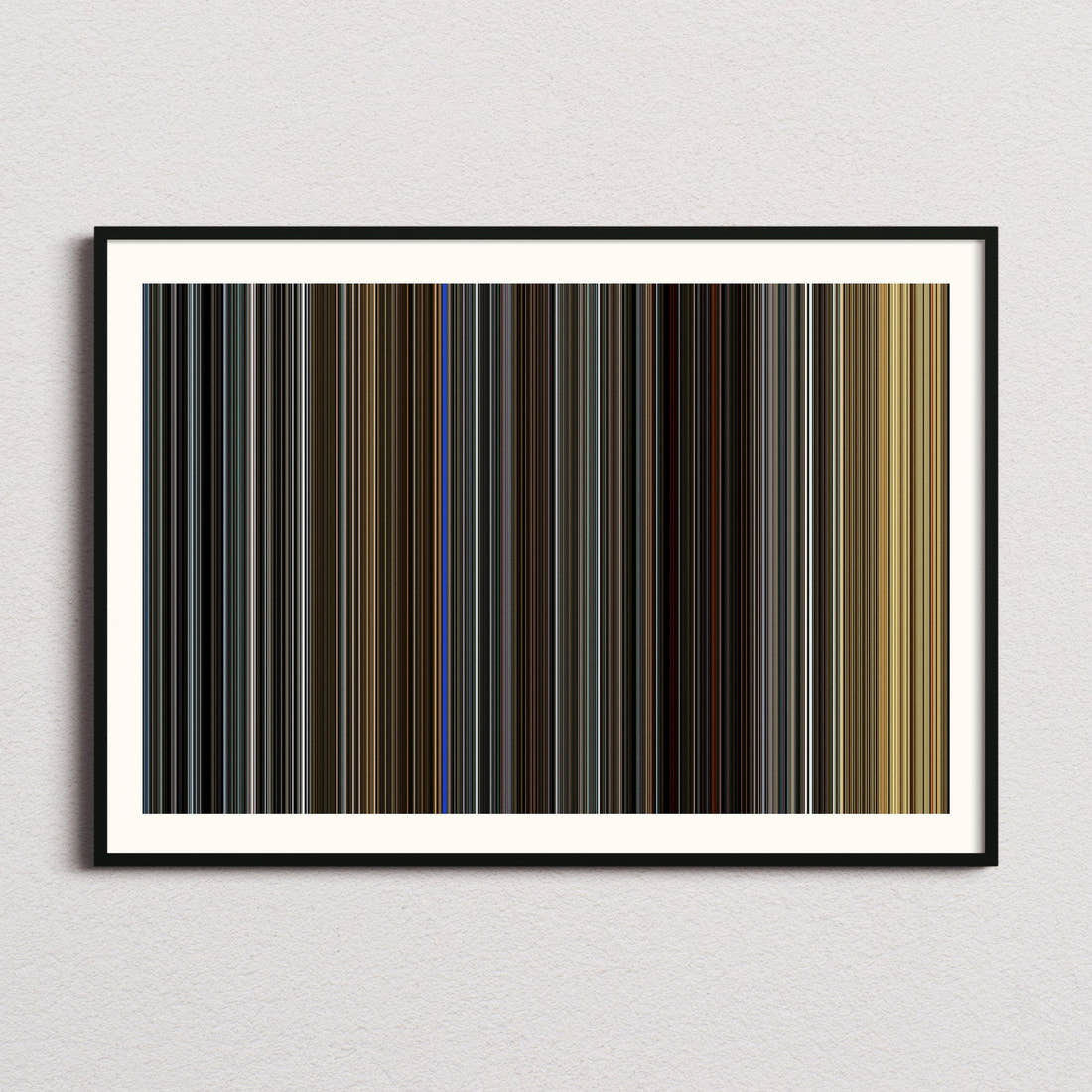 Se7en Movie Barcode Poster - Barcode Only
