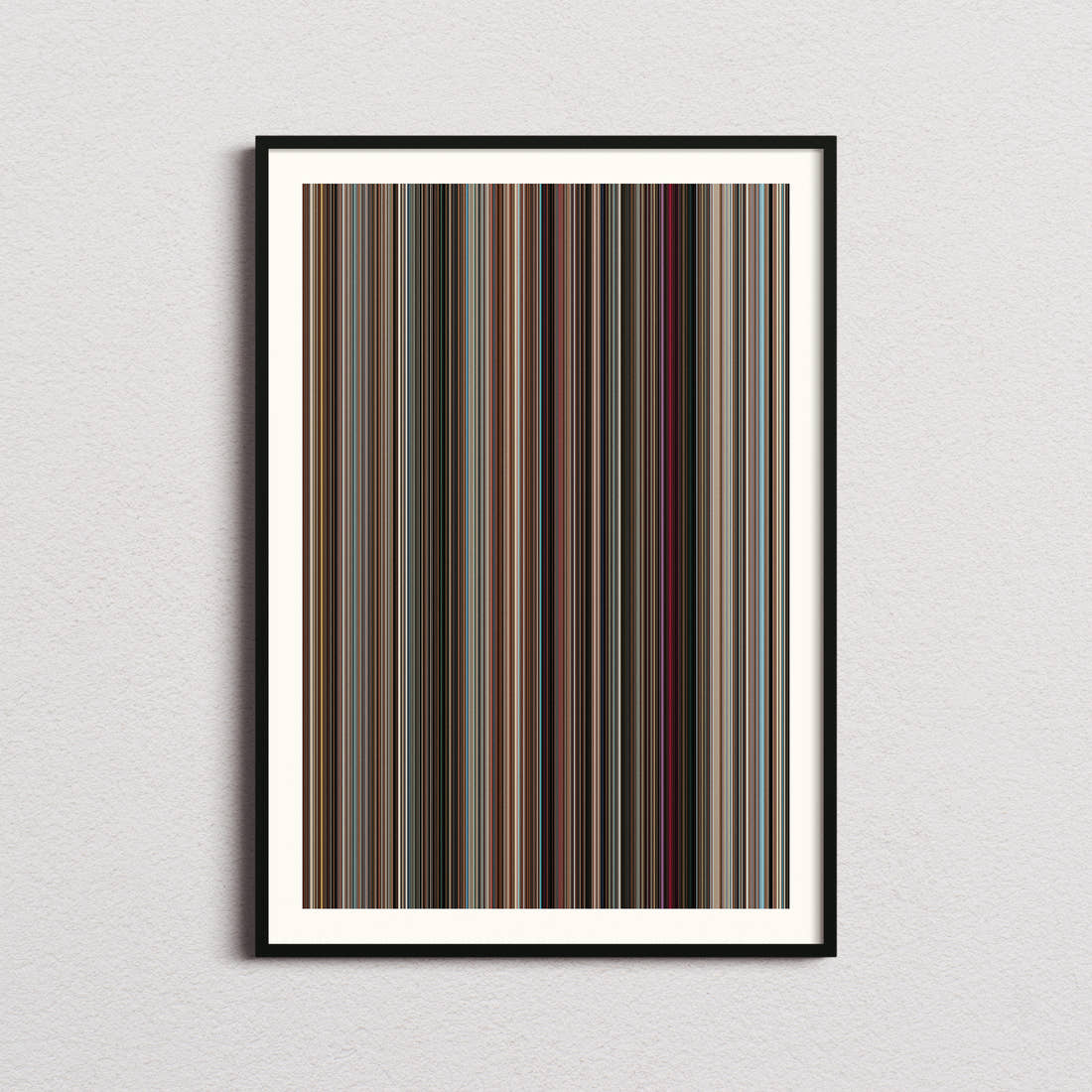 Sex and the City Movie Barcode Poster - Barcode Only