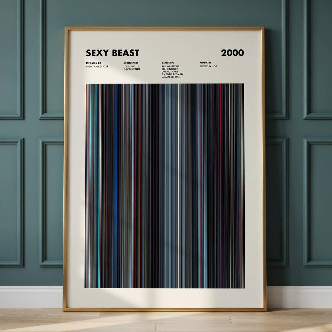 Sexy Beast Movie Barcode Poster
