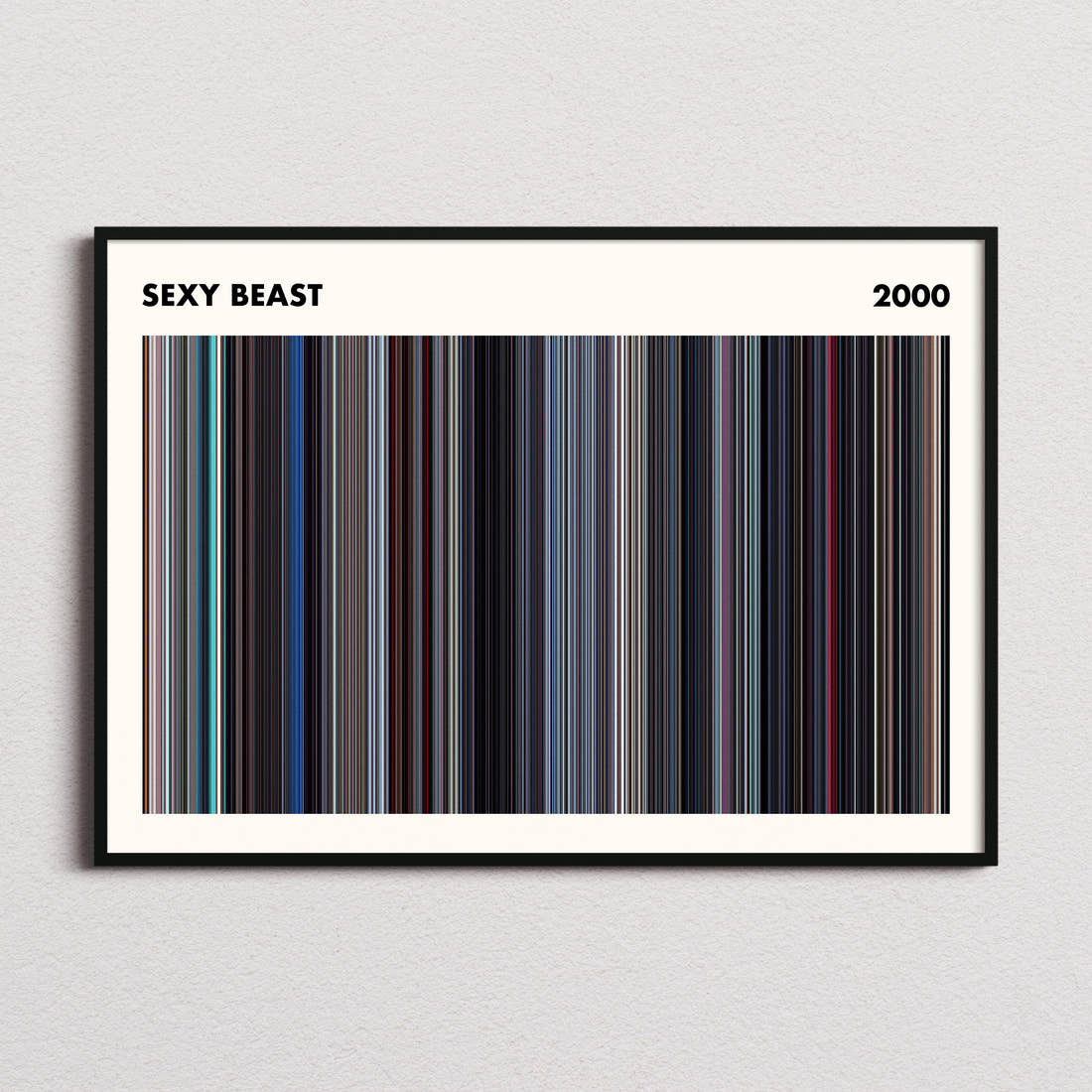 Sexy Beast Movie Barcode Poster - Simplified