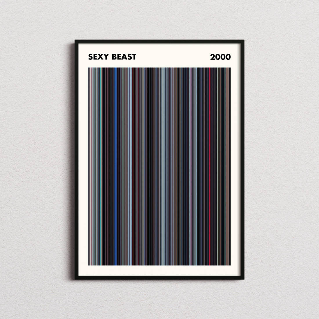 Sexy Beast Movie Barcode Poster - Simplified