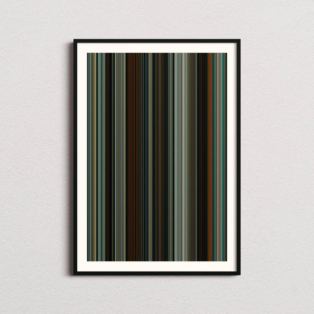 Shame Movie Barcode Poster - Barcode Only