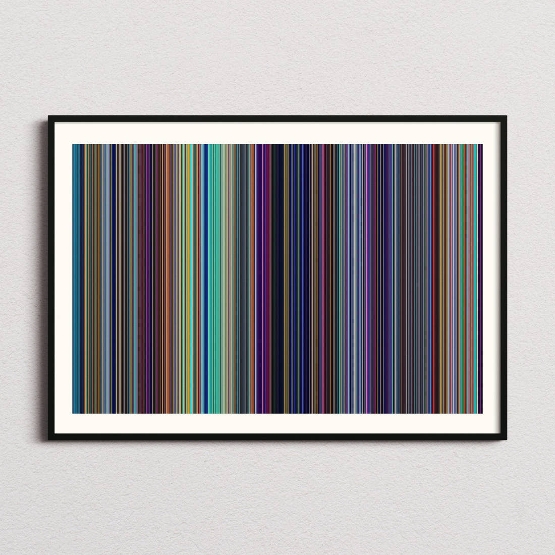 Shark Tale Movie Barcode Poster - Barcode Only