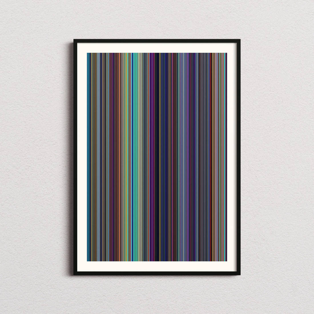 Shark Tale Movie Barcode Poster - Barcode Only