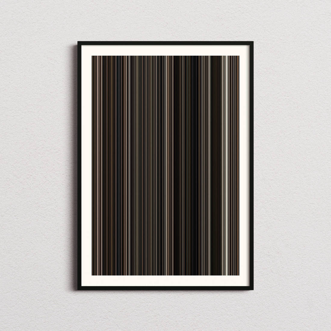 Sherlock Holmes Movie Barcode Poster - Barcode Only