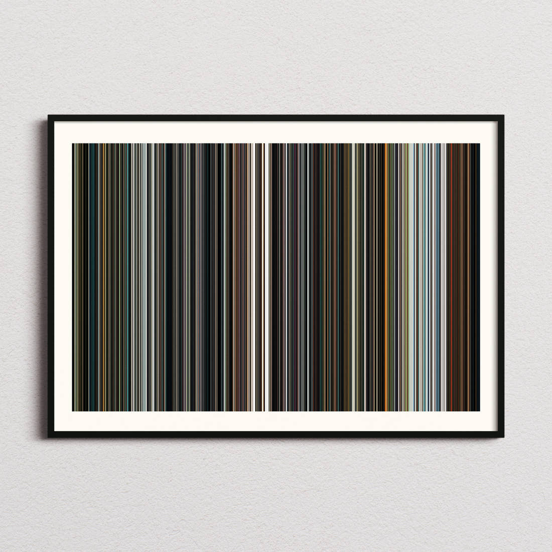 Shooter Movie Barcode Poster - Barcode Only