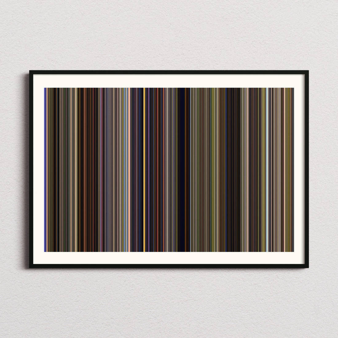 Shrek Movie Barcode Poster - Barcode Only