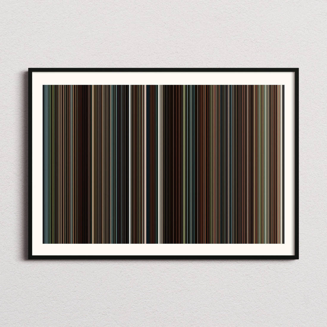 Shutter Island Movie Barcode Poster - Barcode Only