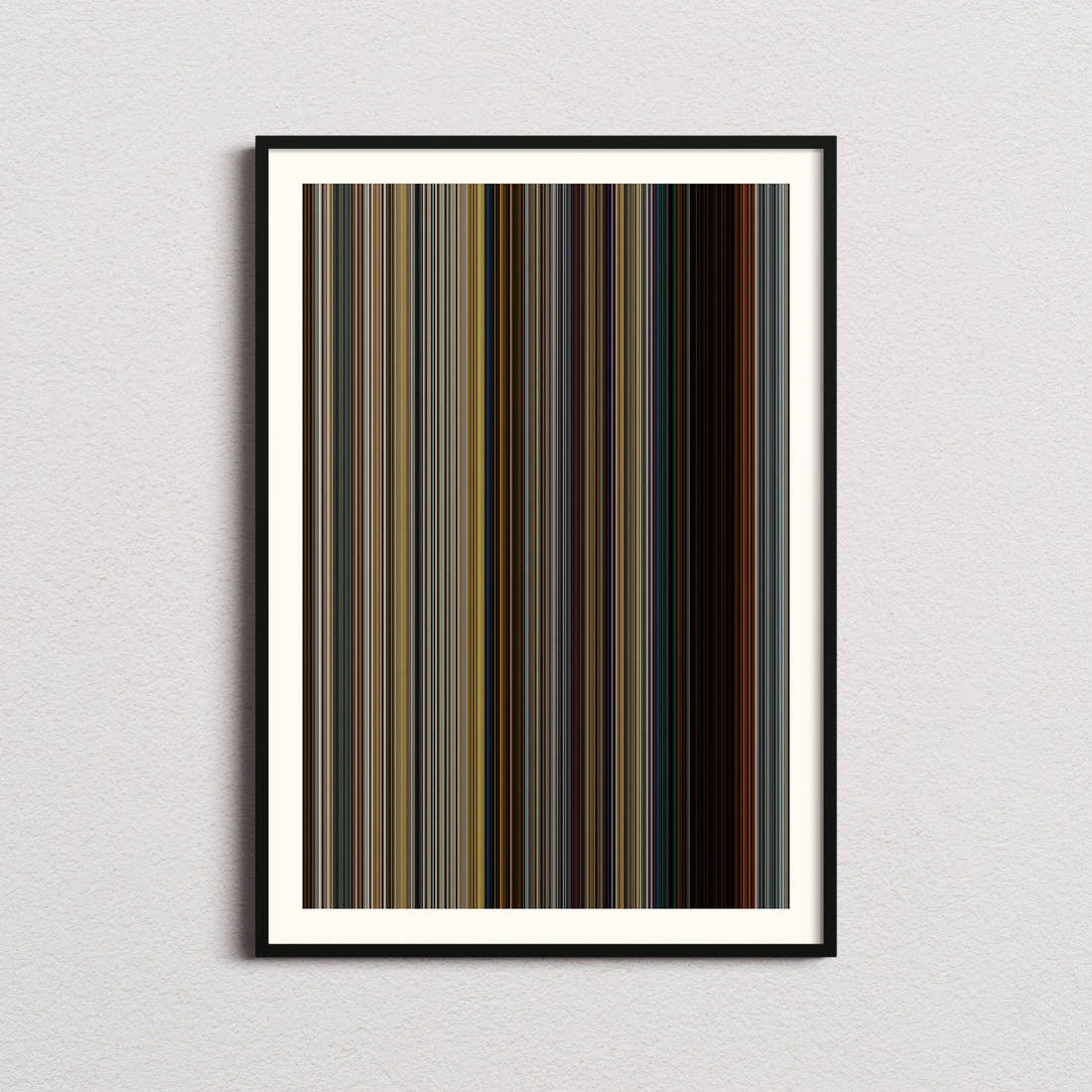 Sicario Movie Barcode Poster - Barcode Only