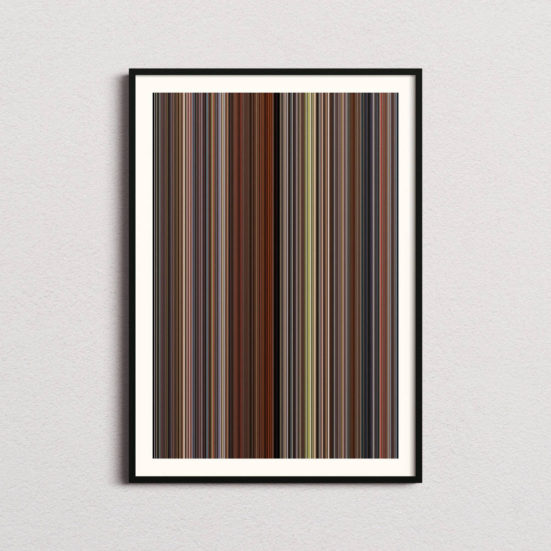 Sideways Movie Barcode Poster - Barcode Only
