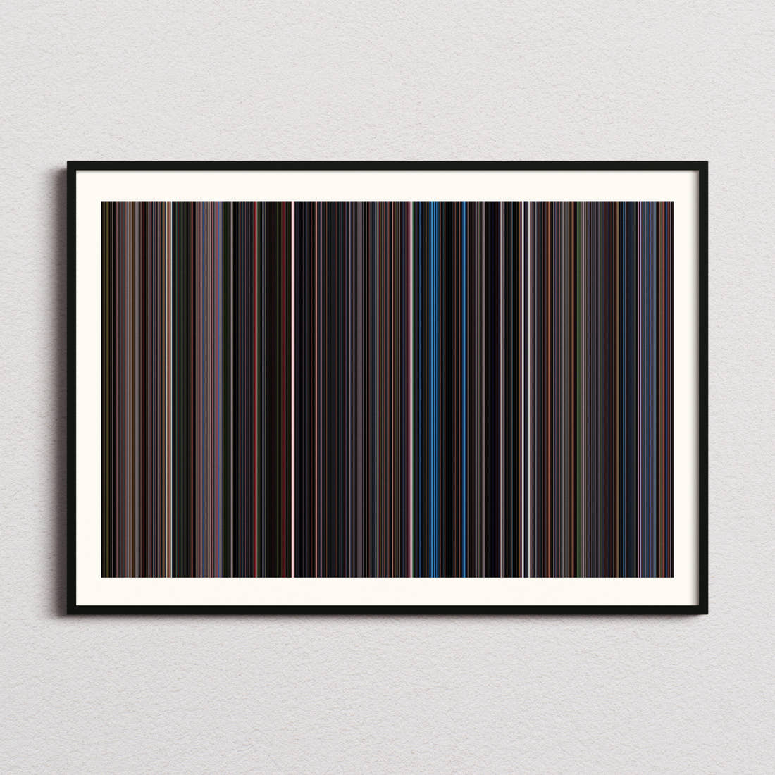 Silent Running Movie Barcode Poster - Barcode Only