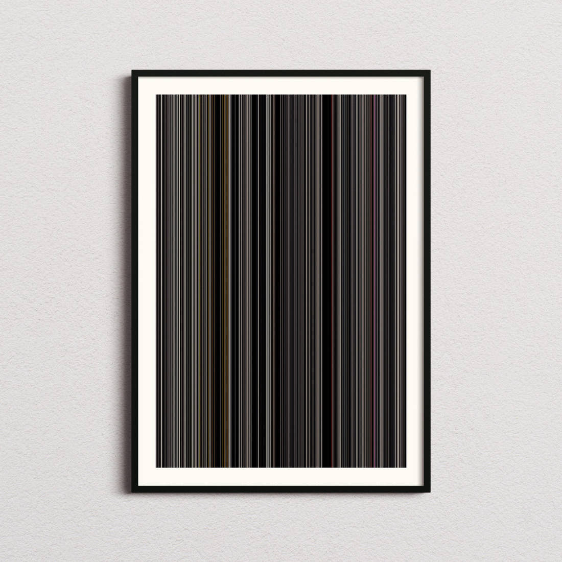 Sin City Movie Barcode Poster - Barcode Only