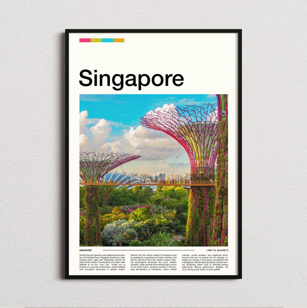 Singapore - Supertree Grove - Travel Print
