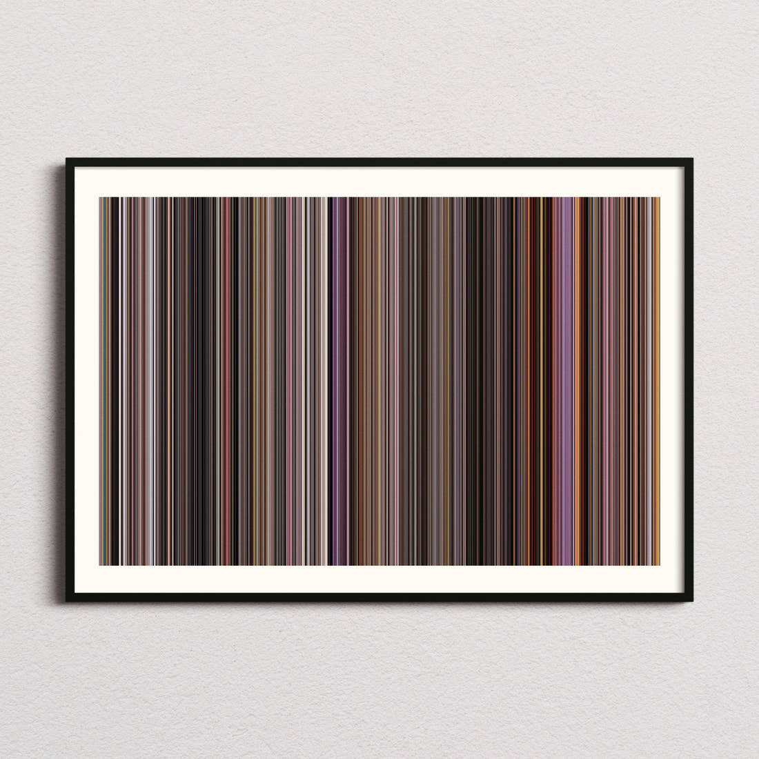 Singin' in the Rain Movie Barcode Poster - Barcode Only