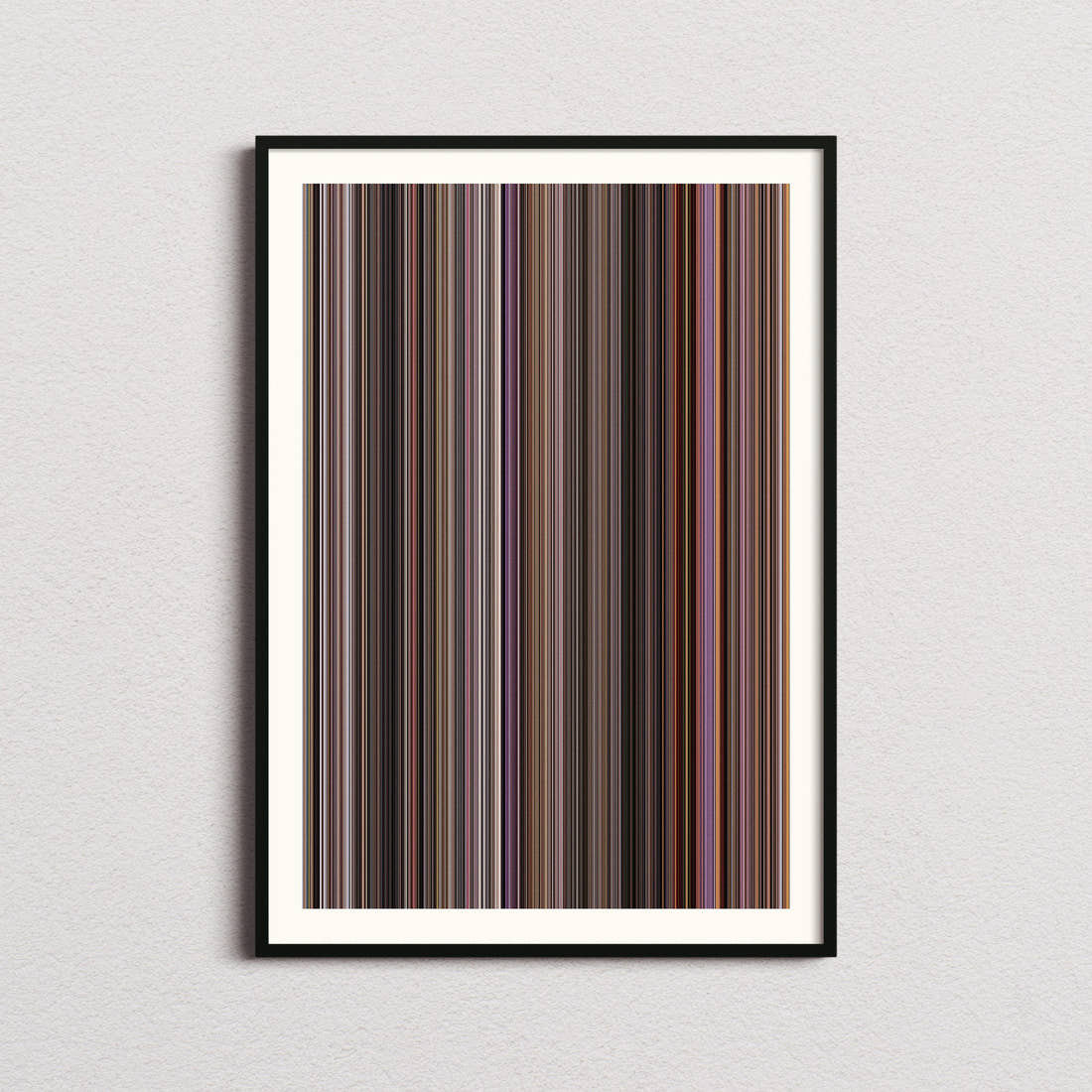 Singin' in the Rain Movie Barcode Poster - Barcode Only