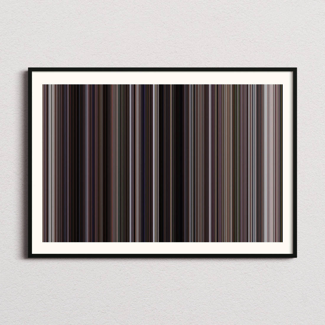 Slap Shot Movie Barcode Poster - Barcode Only