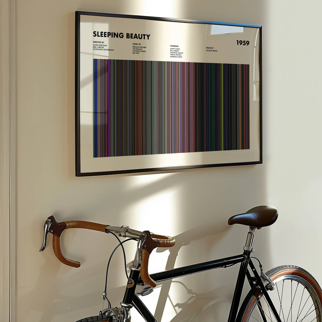 Sleeping Beauty Movie Barcode Poster