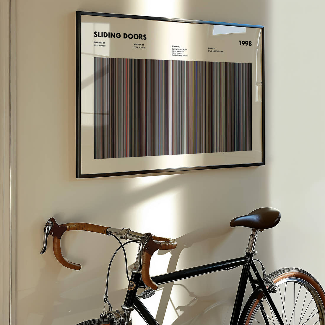 Sliding Doors Movie Barcode Poster