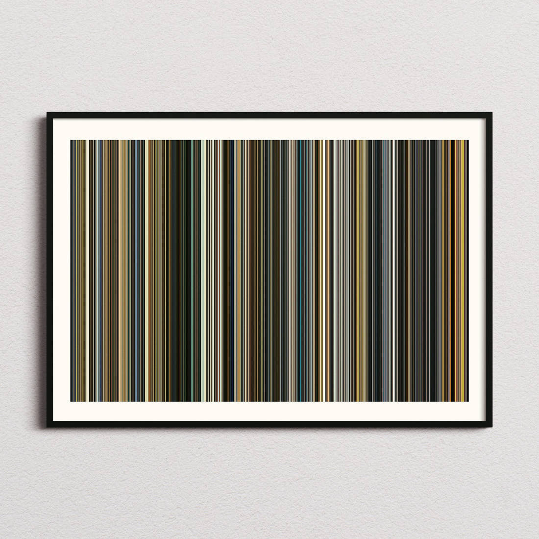 Slumdog Millionaire Movie Barcode Poster - Barcode Only