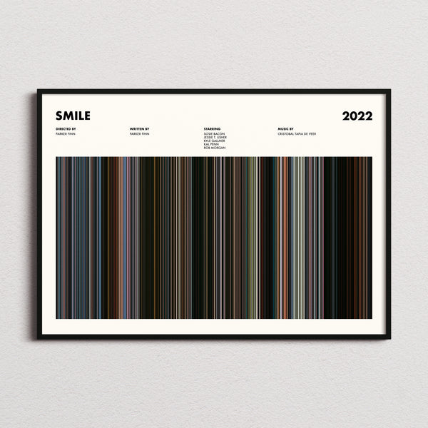 Smile Movie Barcode Poster