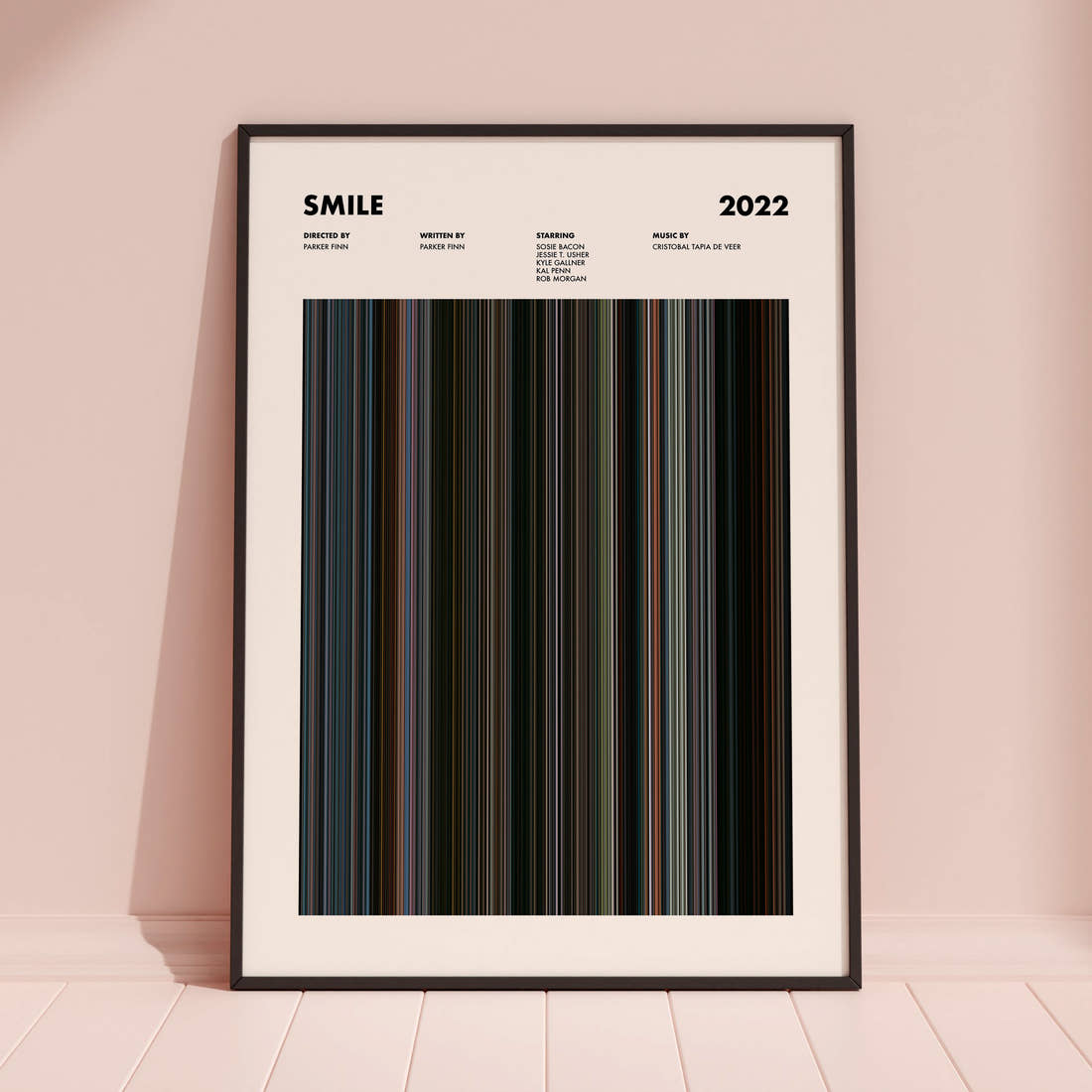 Smile Movie Barcode Poster