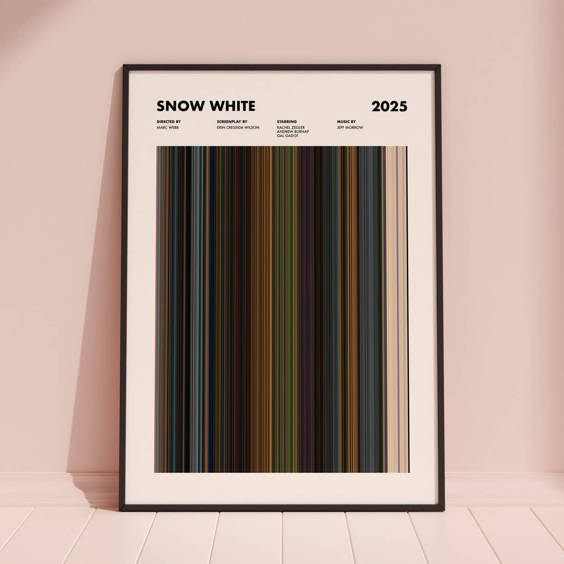 Snow White Movie Barcode Poster