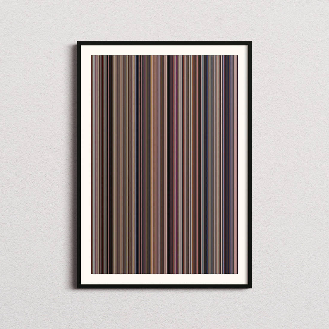 Snow White and the Seven Dwarfs Movie Barcode Poster - Barcode Only