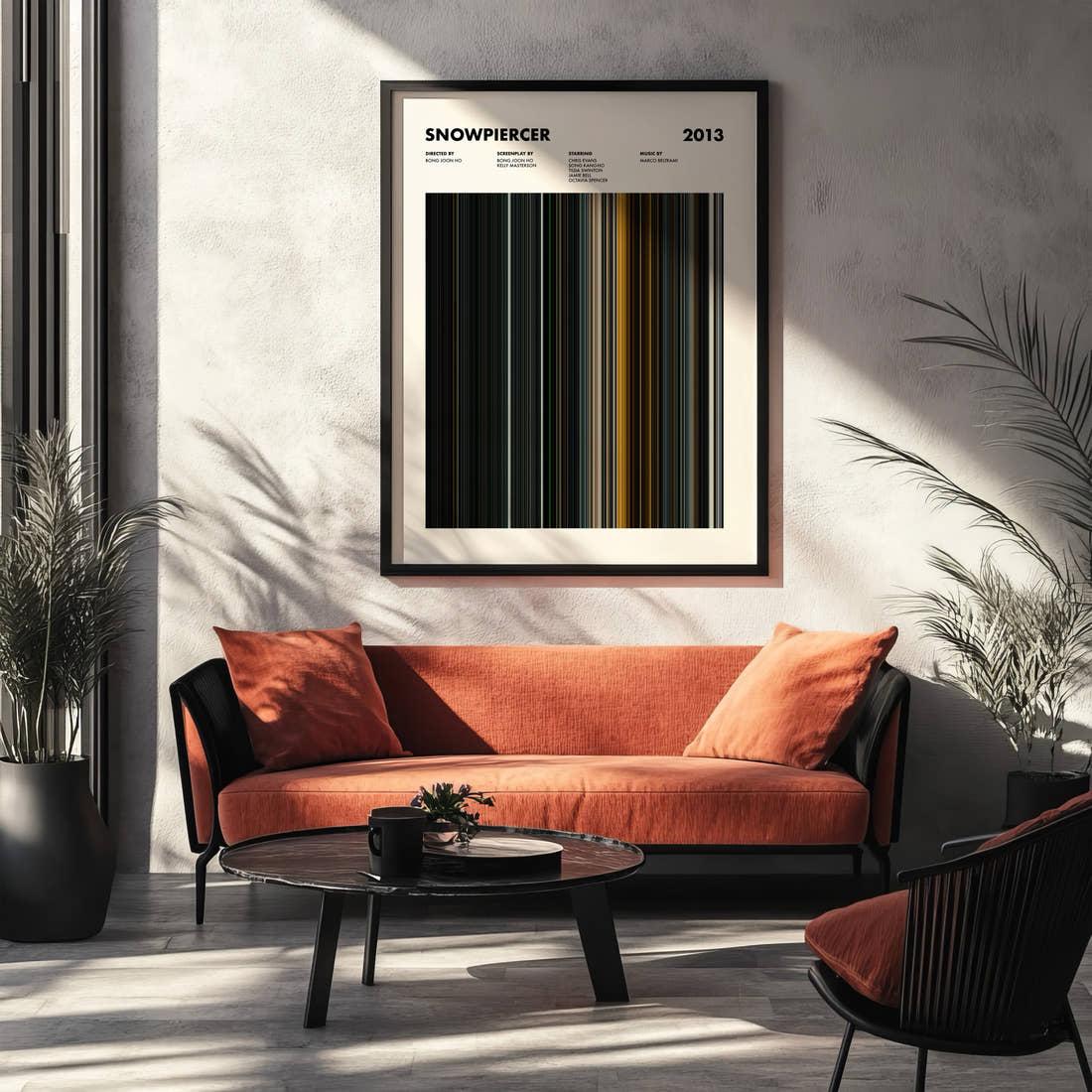 Snowpiercer Movie Barcode Poster